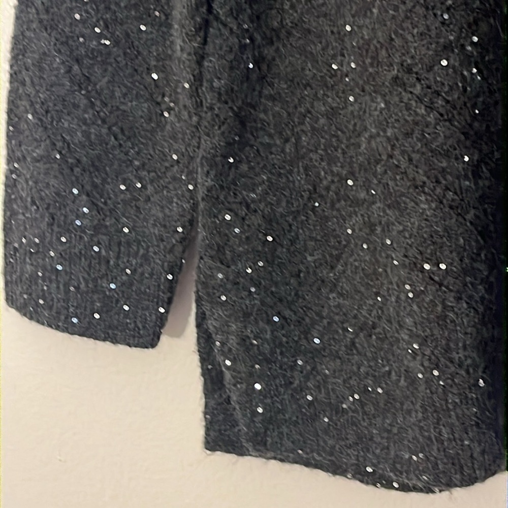 Soft Surroundings | New Fair Isle Seelie sweater Womens size L sequins soft cozy - Picture 2 of 9